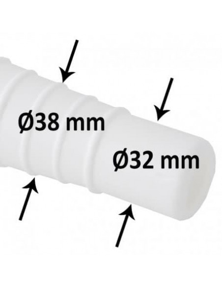 CONECTOR DOBLE LARGO MANGUERA
