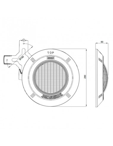 PROYECTOR PLANO HALÓGENO CLÁSICO ASTRALPOOL