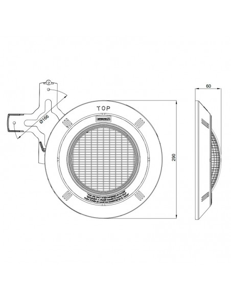 PROYECTOR PLANO HALÓGENO CLÁSICO ASTRALPOOL